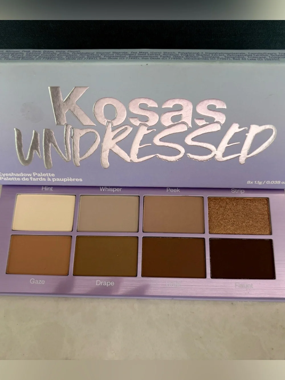 Kosas Undressed Eyeshadow Palette - MSRP $40